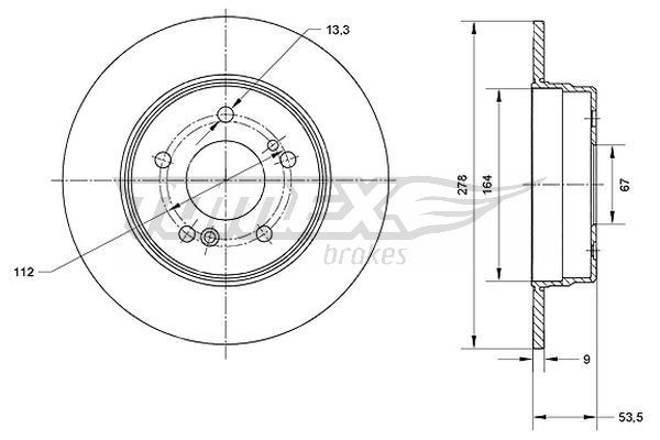 TOMEX Brakes TX 70-93...